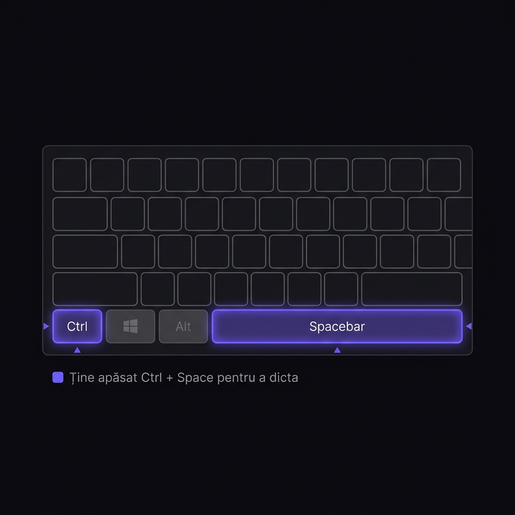 Combinația de taste Ctrl + Space